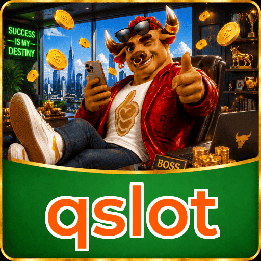 qslot Logo - Bônus com Rollover Justo
